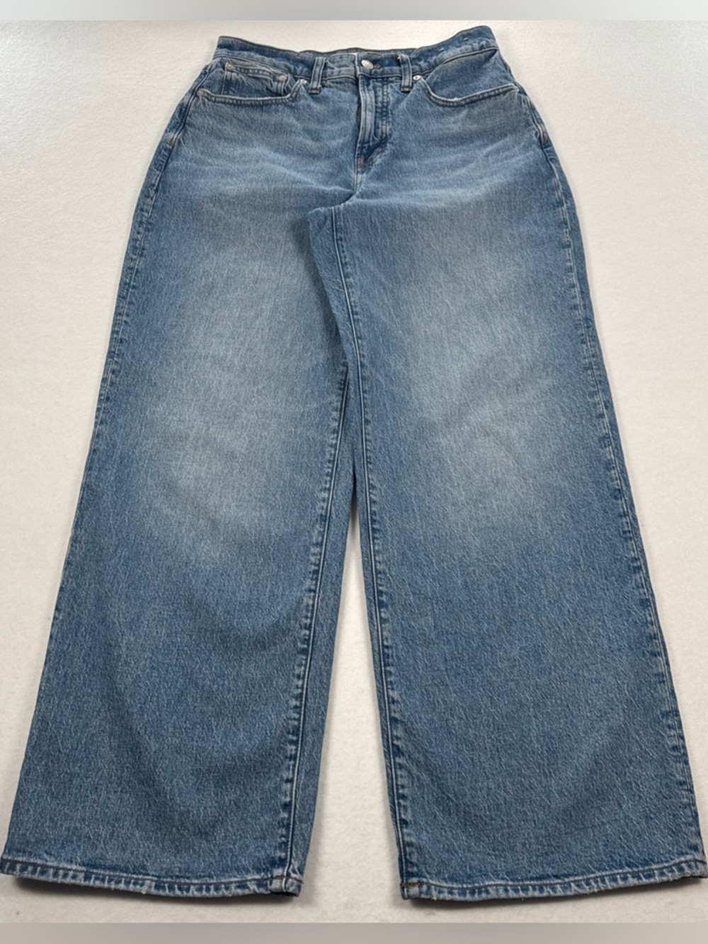 Madewell The Perfect Vintage Wide-Leg Ankle Jean Women's 28 Med Wash Denim